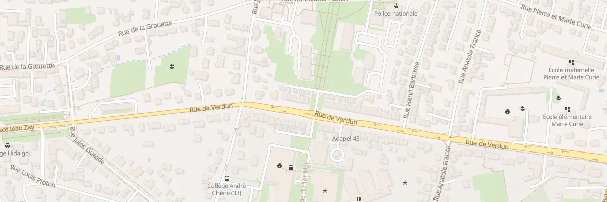Plan du 44 Rue de Verdun à Fleury-les-Aubrais