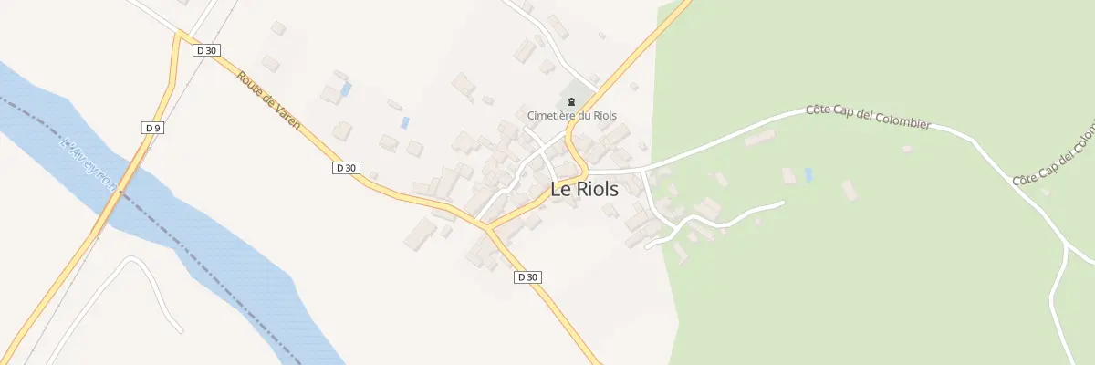 Plan du 5045 Le Riols Village au Riols