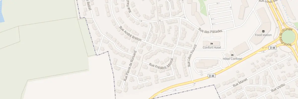 Plan du 43 Rue Frédéric Mistral aux Mureaux