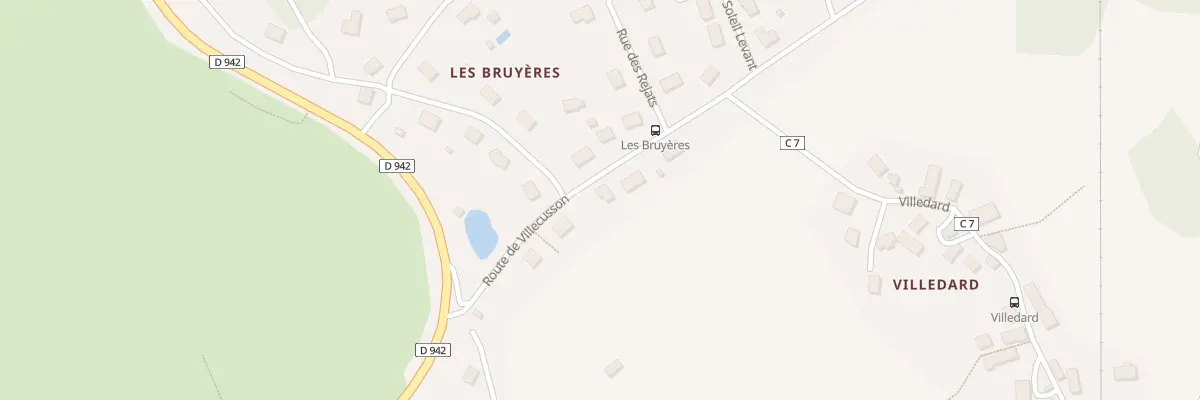 Plan du 40 Rte de Villecusson à Sainte-Feyre