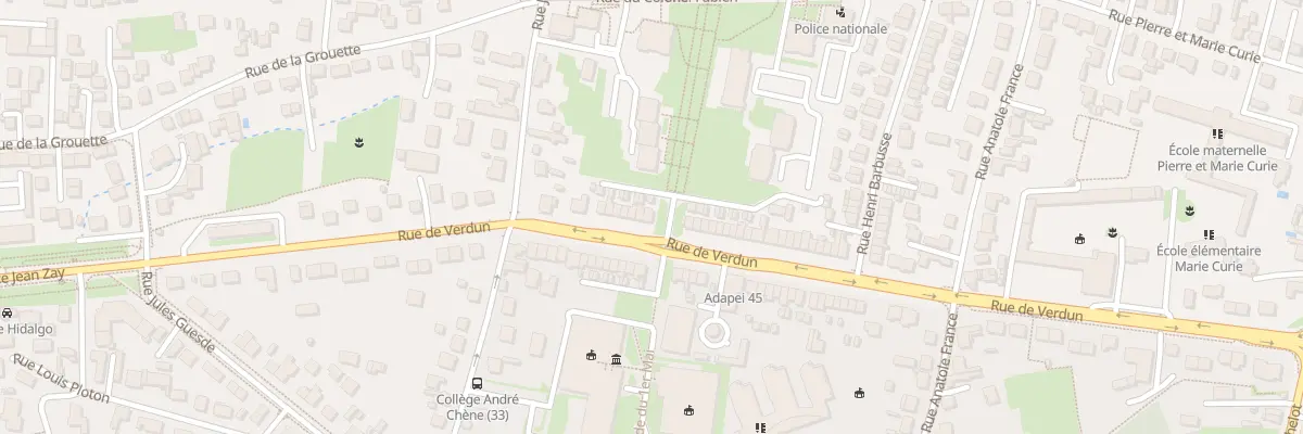 Plan du 42T Rue de Verdun à Fleury-les-Aubrais