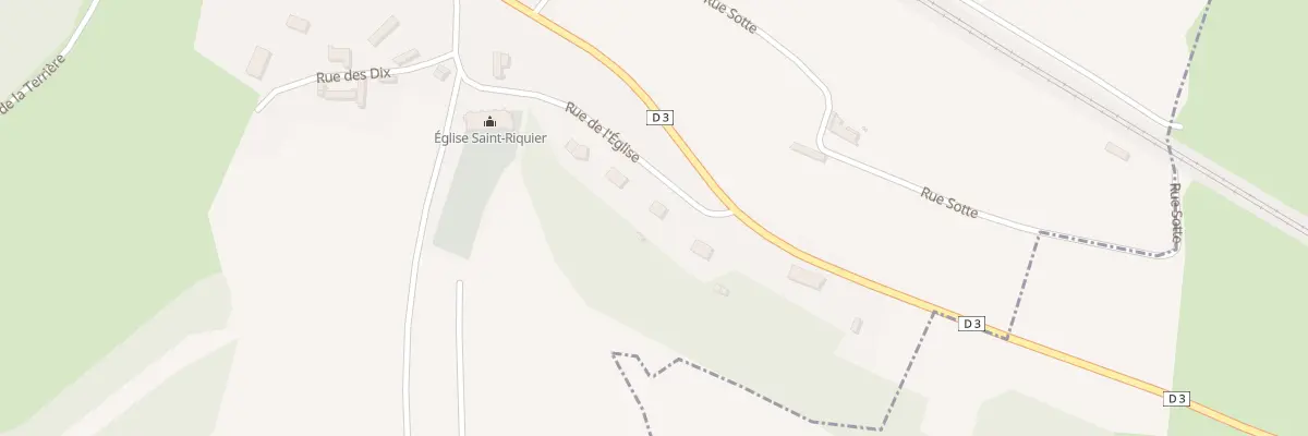 Plan du 256 Rue de l’Eglise à Liercourt