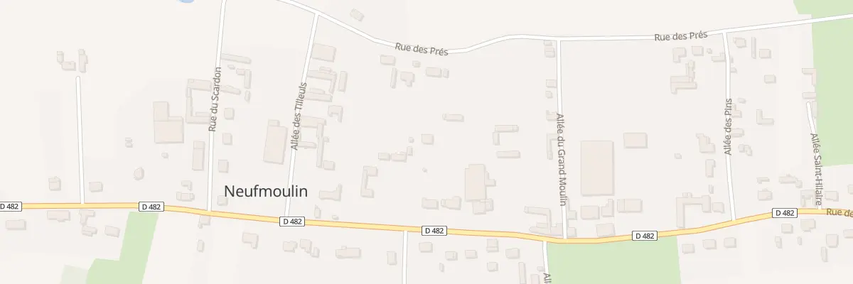Plan du 20 Rue des Allées à Neufmoulin