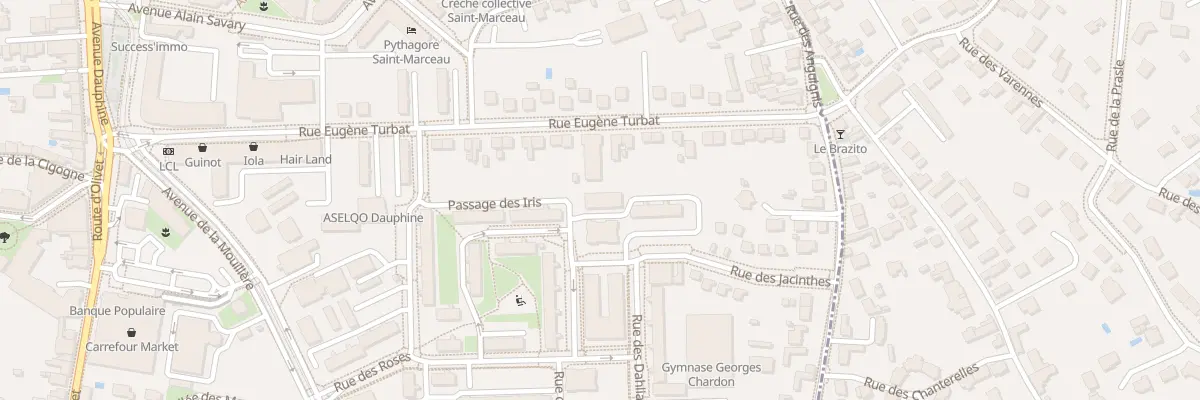 Plan du 2 Rue des Jacinthes à Orléans