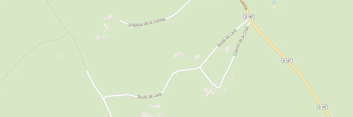 Plan du 5116 Mas de Lavit à Saujac