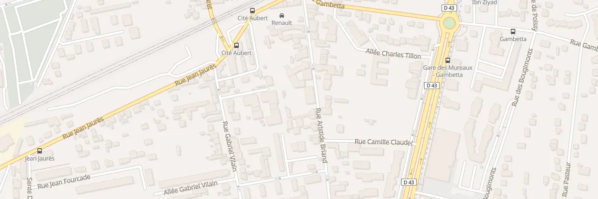 Plan du 32 Rue Aristide Briand aux Mureaux