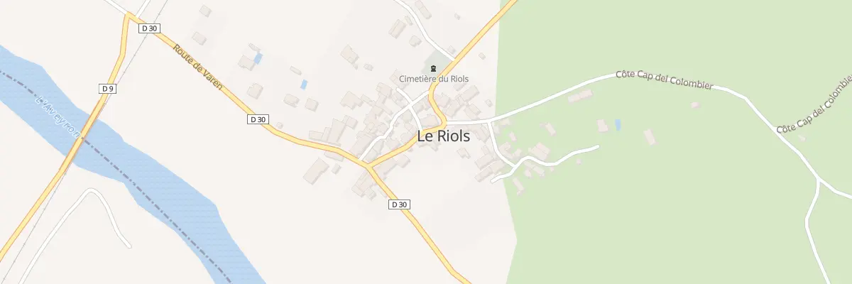 Plan du 86 Rte de Laguépie au Riols