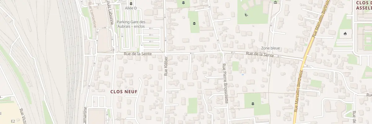 Plan du 39 Rue de la Sente à Fleury-les-Aubrais