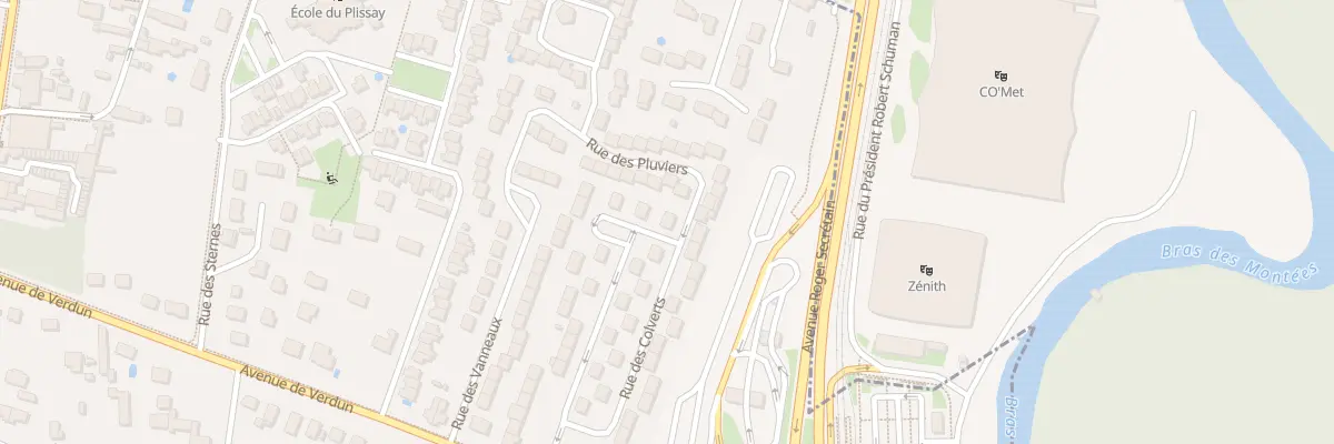 Plan du 224 Rue des Colverts à Olivet