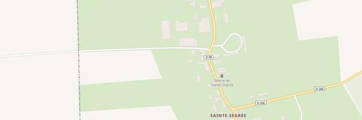 Plan du 3 Rue de Thieulloy à Sainte-Segrée