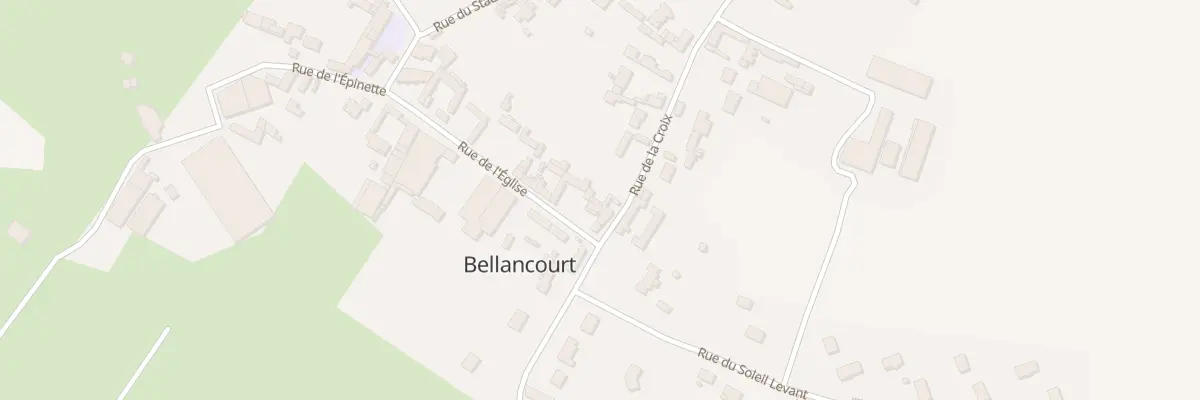 Plan du 1 Rue de l’Eglise à Bellancourt