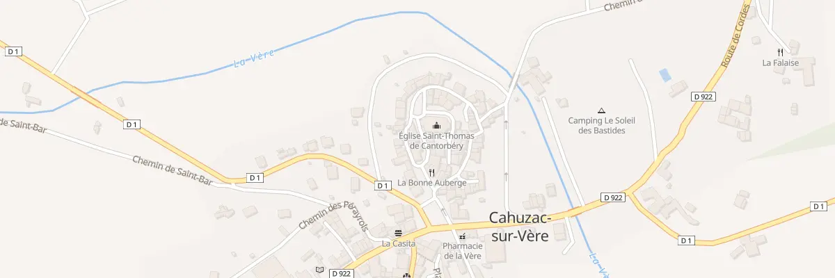Plan du 11 Rue de l’Eglise à Cahuzac-sur-Vère