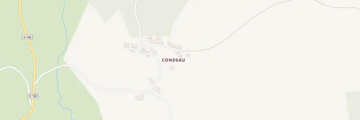 Plan du 10 Condeau à Viam