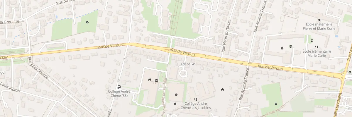 Plan du 75 Rue de Verdun à Fleury-les-Aubrais