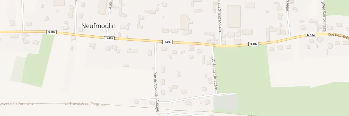 Plan du 85 Rue des Allées à Neufmoulin