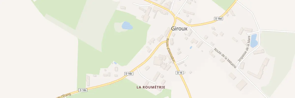Plan du 8 Rte de l’Etang à Giroux