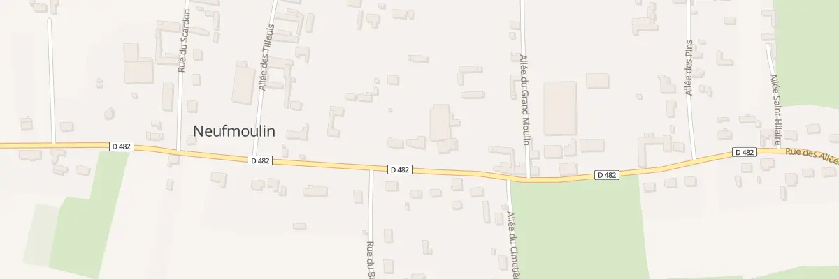 Plan du 34 Rue des Allées à Neufmoulin