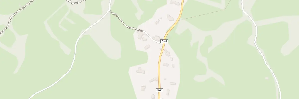 Plan du 5634F Mas de Vergnes à Reyrevignes