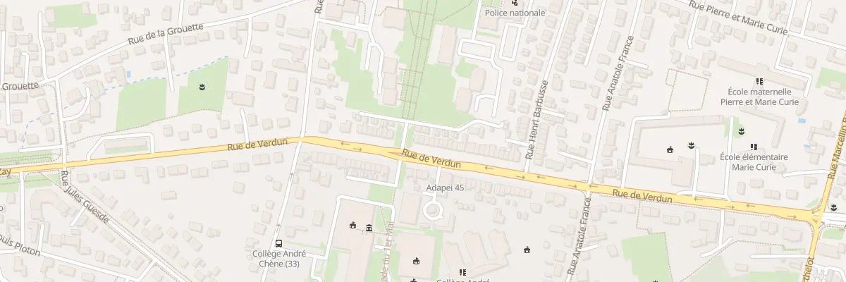 Plan du 42 Rue de Verdun à Fleury-les-Aubrais