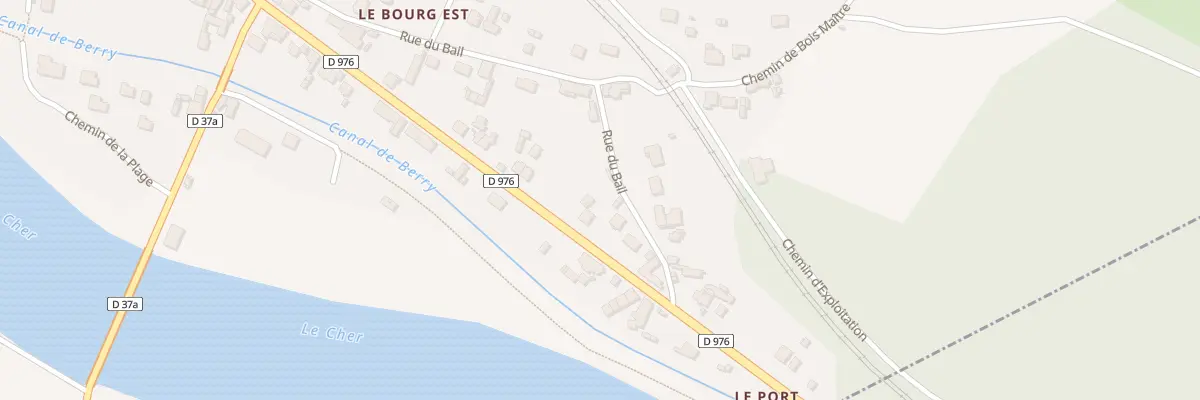 Plan du 3 Rue du Bail à Châtres-sur-Cher