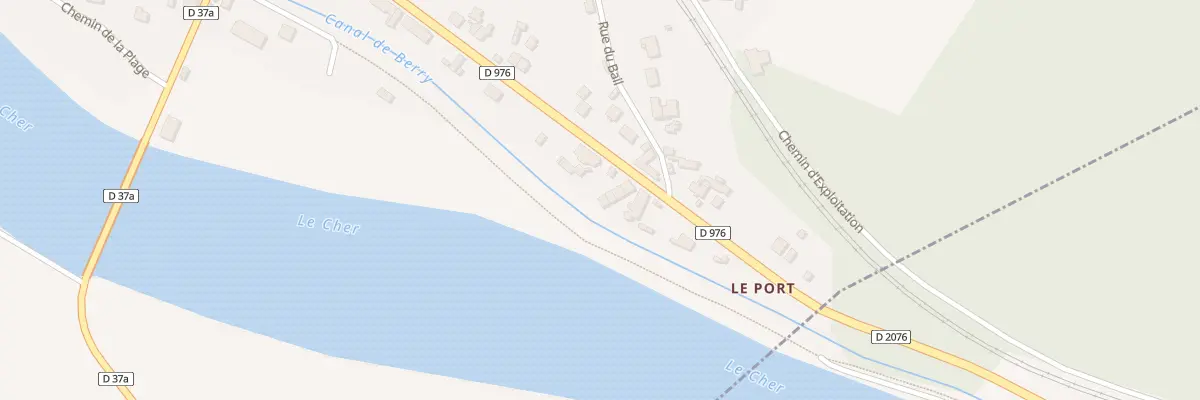 Plan du 7 Rue du 11 Novembre 1918 à Châtres-sur-Cher