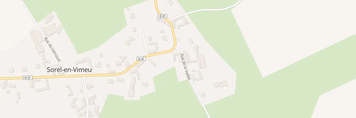 Plan du 2 Rte de Fontaine sur Somme à Sorel-en-Vimeu
