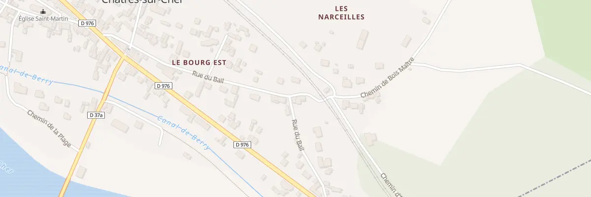 Plan du 16 Rue du Bail à Châtres-sur-Cher