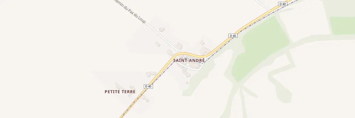 Plan du 5012 Saint Andre à Magrin