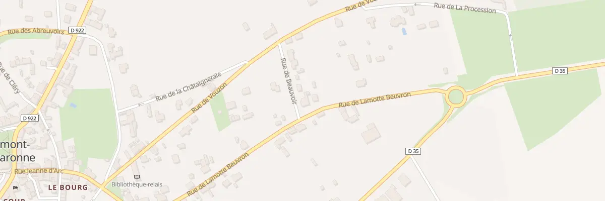 Plan du 17 Rue de Lamotte Beuvron à Chaumont-sur-Tharonne