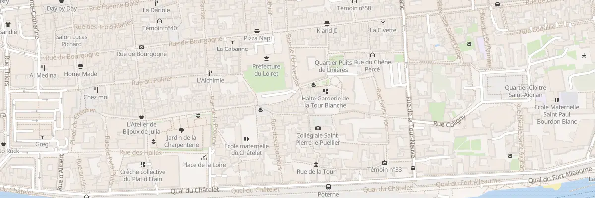 Plan du 3 Rue Saint-Gilles à Orléans