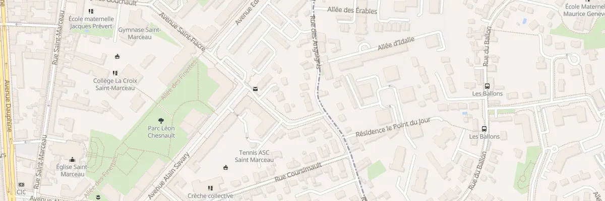 Plan du 38 Rue des Anguignis à Orléans