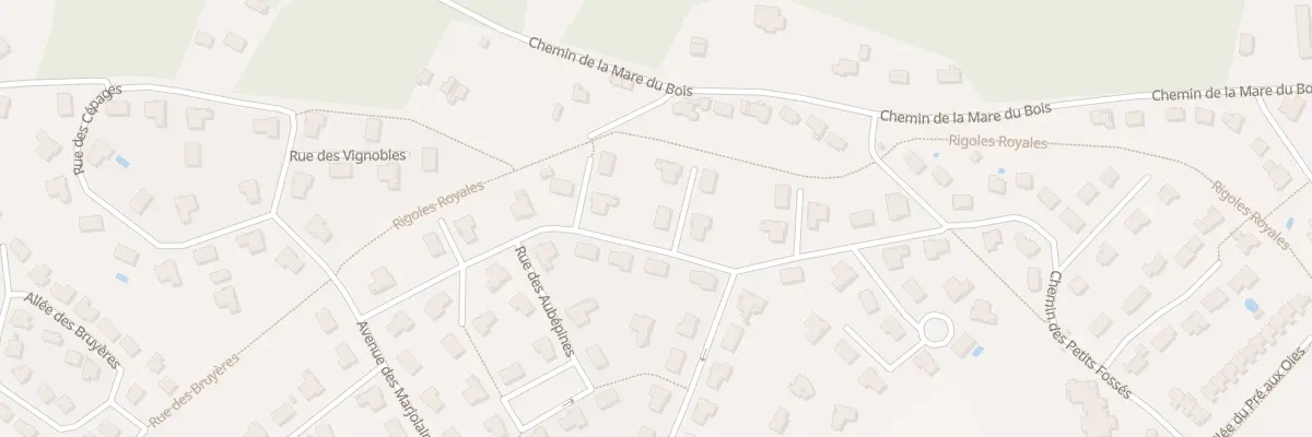 Plan du 1 All des Chevrefeuilles à Maurepas