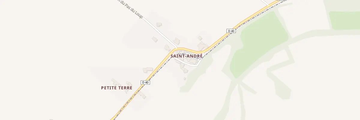 Plan du 5014 Saint Andre à Magrin