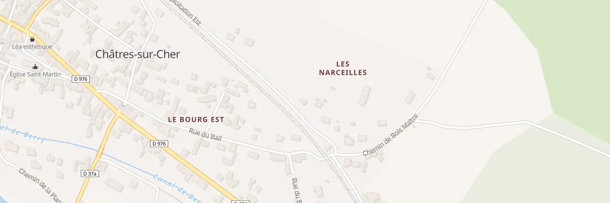 Plan du 9 Che d’Exploitation-est à Châtres-sur-Cher