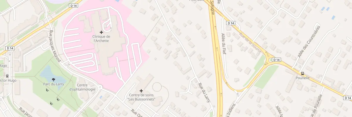 Plan du 258 Rue du Larry à Olivet