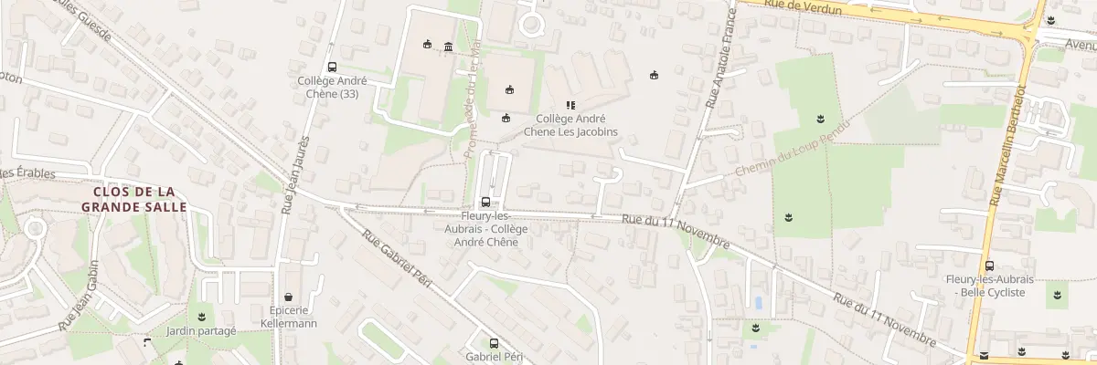 Plan du 32 Rue du Onze Novembre à Fleury-les-Aubrais