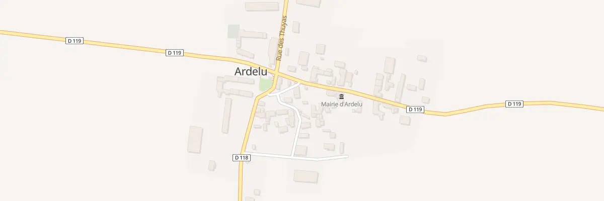 Plan du 2 Rue du Manége à Ardelu