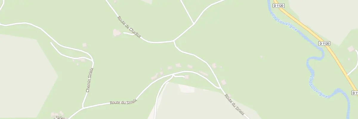 Plan du 8 Rte du Sirieix à Argentat-sur-Dordogne