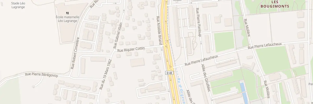 Plan du 1 Rue Riquier Cottin aux Mureaux