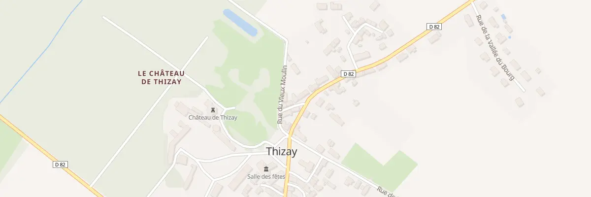 Plan du 5 Rue des Tilleuls à Thizay