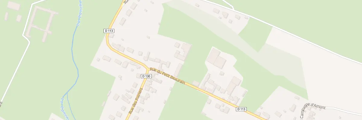 Plan du 59 Rue du Petit Beaurain à Beaurainville