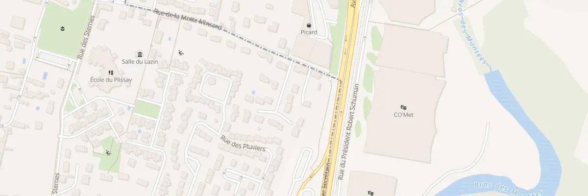 Plan du 47 All des Avocettes à Olivet