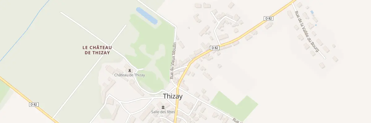 Plan du 7 Rue des Tilleuls à Thizay