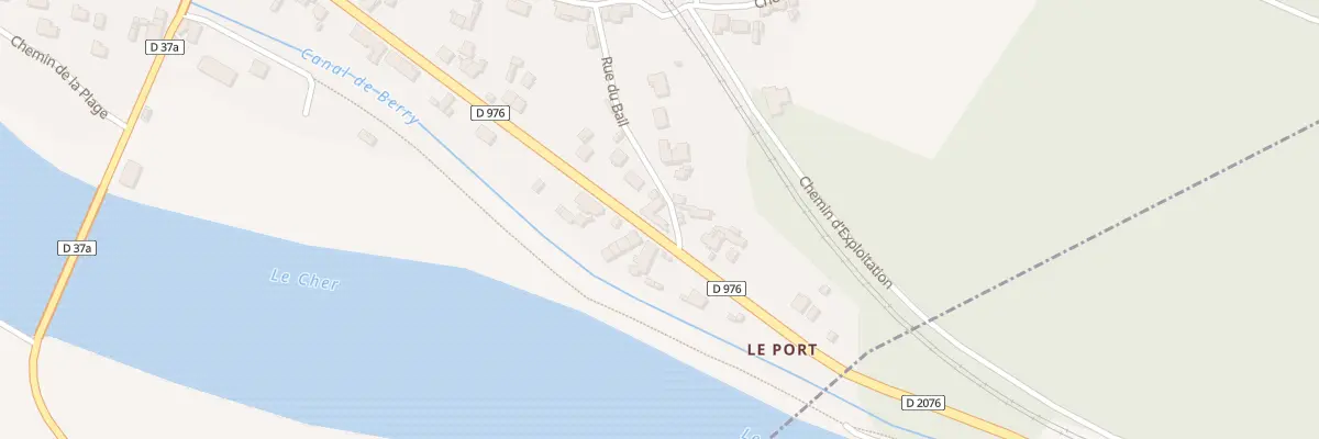 Plan du 1A Rue du Bail à Châtres-sur-Cher
