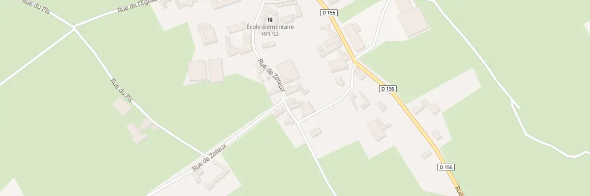 Plan du 5 Rue de Zoteux à Bécourt