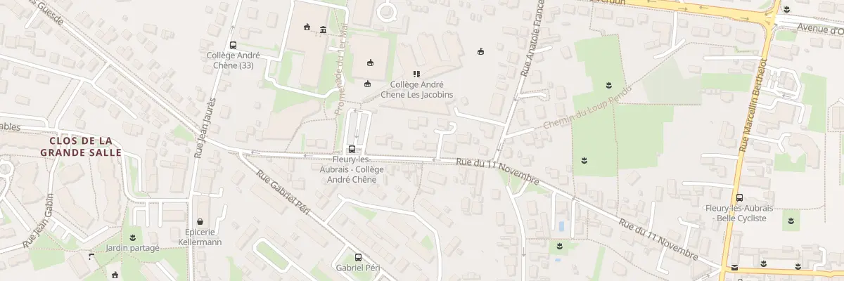 Plan du 30 Rue du Onze Novembre à Fleury-les-Aubrais