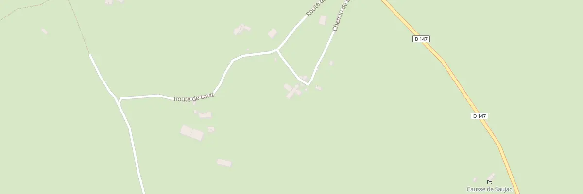 Plan du 5090 Mas de Lavit à Saujac