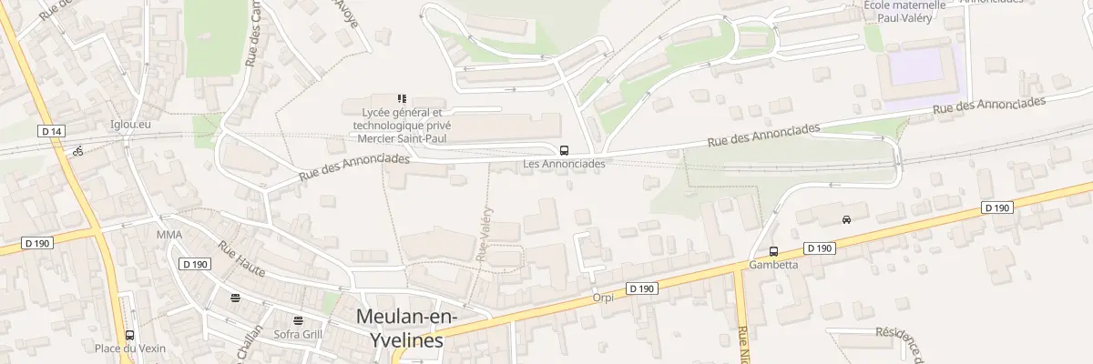 Plan du 22 Rue des Annonciades à Meulan-en-Yvelines