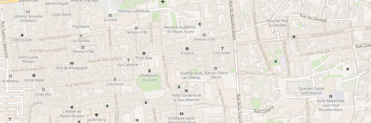 Plan du 1 Rue de l’Eperon à Orléans