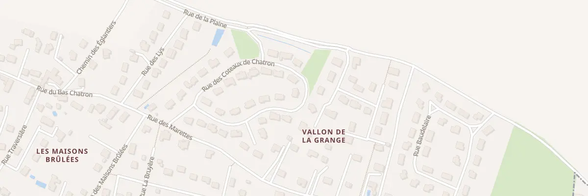 Plan du 21 Rue des Côteaux de Châtron à Saint-Germain-de-la-Grange